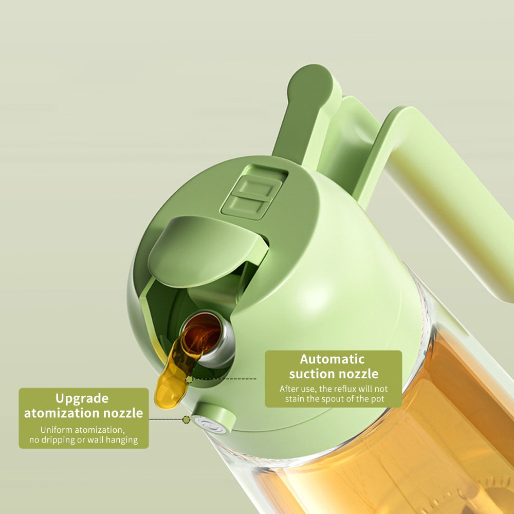 2-in-1 Oil Sprayer Bottle – Smart Kitchen Essential for Cooking & BBQ | 400 ML - Image 2
