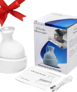 Rechargeable Head & Body Kneading Massager | 4 Speed Modes | Waterproof | 3D Deep-Kneading | Type-C Portable