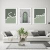 Set of 3 Premium Wall Art Photo Tiles – Modern Home Decor Sets