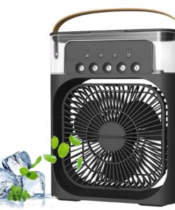 Mini Portable Air Cooler Fan with Evaporative Cooling | 3-Speed Personal Air Conditioner | Random Color