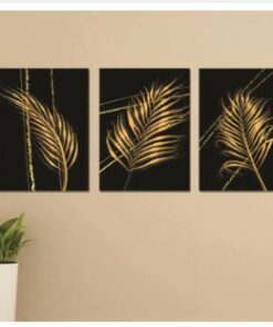 Set of 3 Wall Art Wooden Phototile Frames for Wall Decor