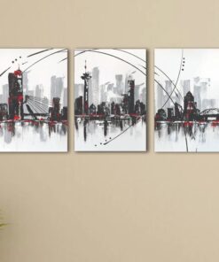 Set of 3 Premium Wall Art Photo Tiles – Modern Home Decor Sets 8x11