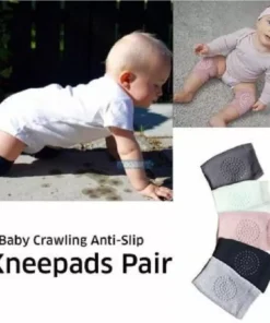 Knee Pads for baby | Adjustable Baby knee Protector Crawling Safety and elbow pads (Random Color)