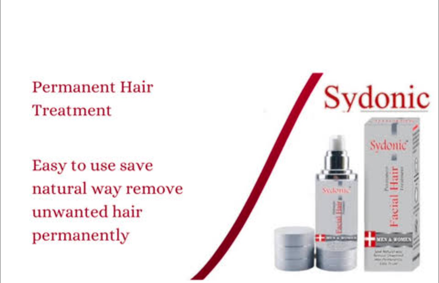 Sydonic Permanent Facial Hair Treatment – 30ml | Advanced Hair Reduction Solution for Men & Women - Image 4