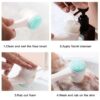 3D Double-Sided Silicone Face Cleanser | Portable Facial Cleansing & Massage Brush | Random Color - Image 4