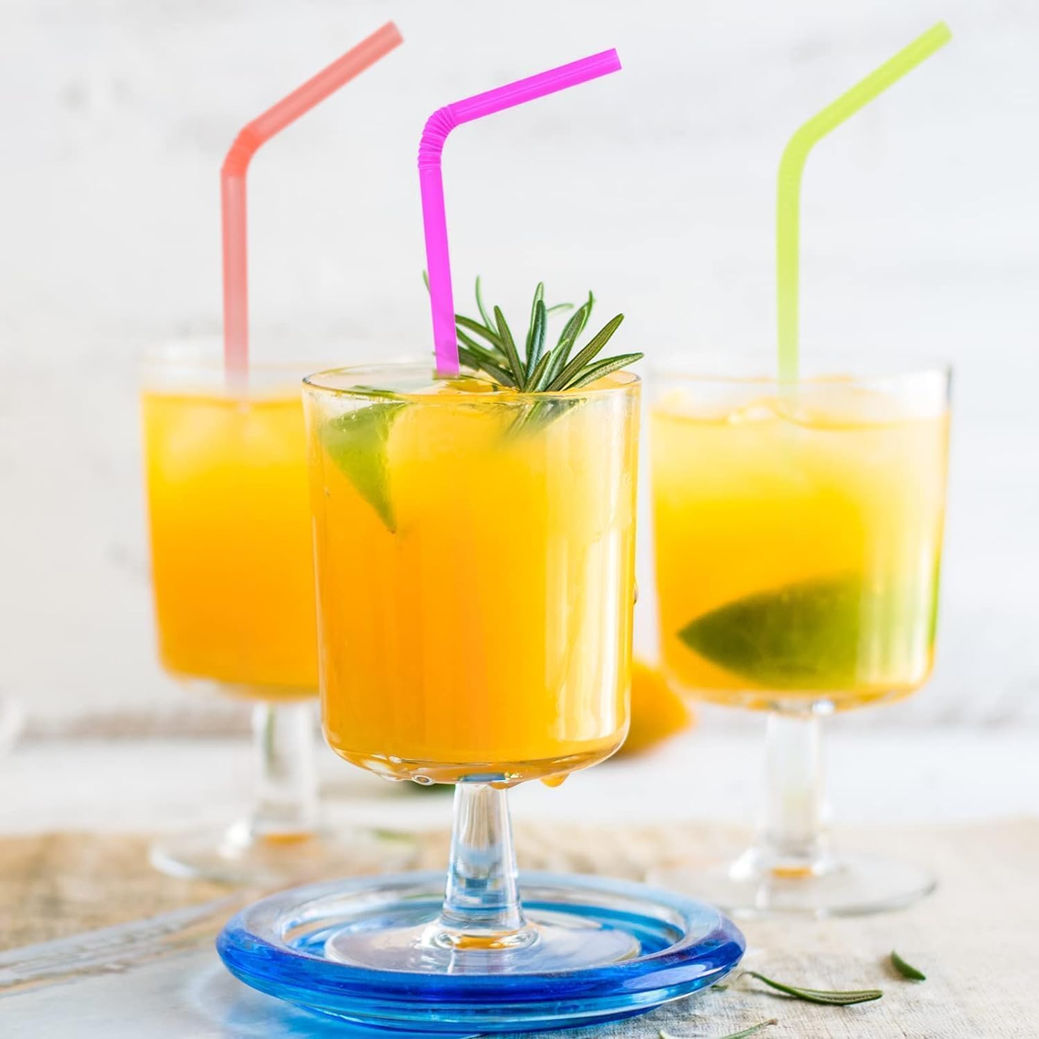 Colorful Flexible Drinking Straws – 50 Pcs Disposable Bendy Plastic Straws – Mixed Colors for Parties, Birthdays, Weddings & Events - Image 4