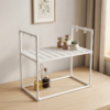 Microwave Oven Storage Rack 2-Tier Kitchen Organizer | Space-Saving Carbon Steel Shelf For Countertop And Utensils | Random Colour ~ Plastic - Image 3
