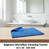 Edgeless Microfiber Cleaning Towels | 40×40 cm | 450 GSM | Ultra Soft & Durable ( Random Colour) - Image 3