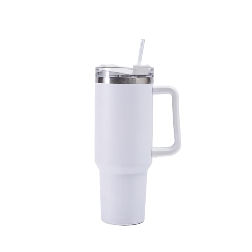 Premium Simple Tumbler 40oz – Elegant Stainless Steel Hot & Cold Cup (Random Color) - Image 4