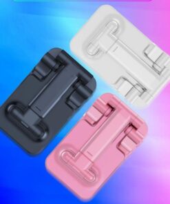 Foldable & Adjustable Mobile Phone and Tablet Stand | Flexible Desktop Mount & Lazy Bracket Support for All Devices (Random Color)