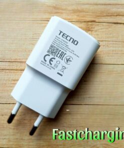 Tecno Fast Charging Charger with USB Cable Complete Set | Original Quality Power Adapter for Tecno Mobile Phones