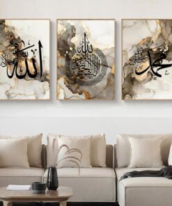 Set of 3 Premium Wall Art Photo Tiles – Modern Home Decor Sets