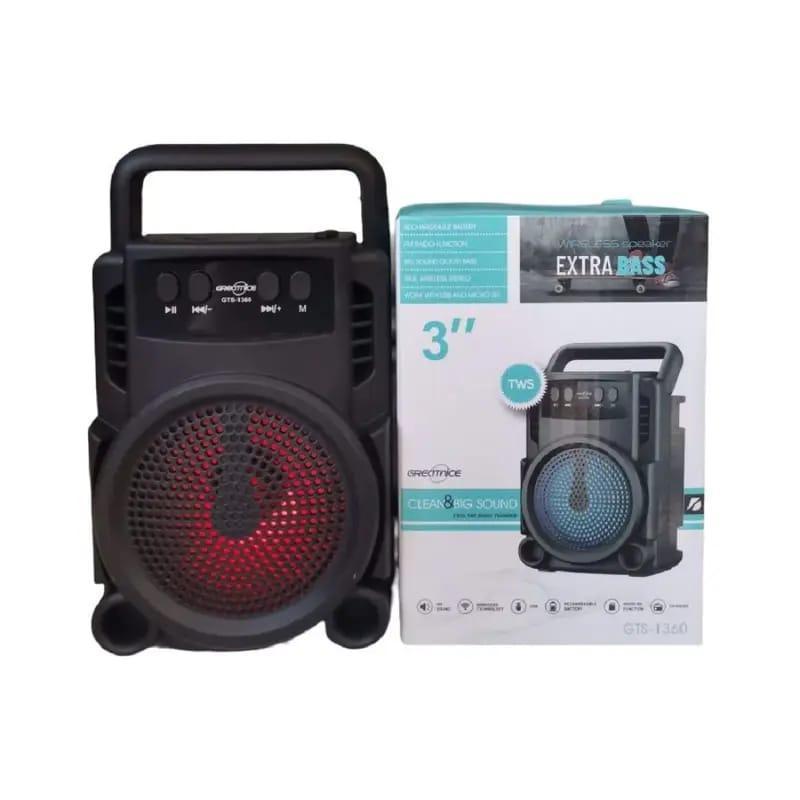 GTS-1360 Wireless Portable Speaker – Extra Bass & Long Battery Life - Image 2