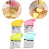 French Fry Crinkle Cutter – Stainless Steel Wavy Slicer Knife for Potatoes