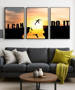 Set of 3 Premium Wall Art Photo Tiles – Modern Home Decor Sets 8x11