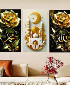 Set of 3 Premium Wall Art Photo Tiles – Modern Home Decor Sets 8x11