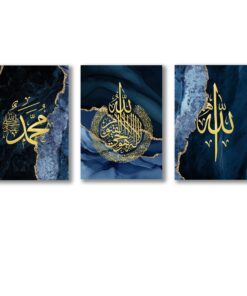Set of 3 Premium Wall Art Photo Tiles – Modern Home Decor Sets