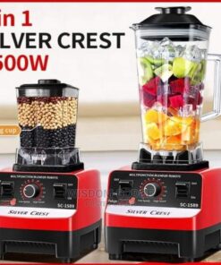 Silver Crest SC-1589 2 in 1 High Power Blender 4500W – Multi-Function Grinder & Smoothie Maker
