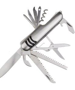 7 In 1 Multifunctional Metal Keychain Stainless Steel Travel Tool With Good Finishing