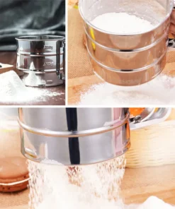 Stainless Steel Flour Sifter For Baking And Kitchen Use