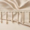 Pearl Latkan Hanging Lace Border for Dupatta & Dress Decoration – 1 Gaz (Approx. 1 Yard) - Image 2