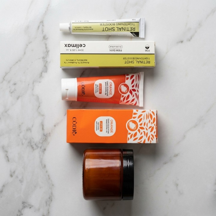Orange Enzyme Gel & Zafrani Whitening Cream (Pack of 3)