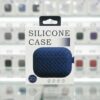 Shockproof Silicone AirPods Case - Textured Protective Skin with Keychain (Random colors) - Image 4