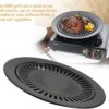 Non Stick Grill BBQ 32cm / BBQ Grill Frying Pan Non-Stick Korean Traditional Cast Iron Grill Pan