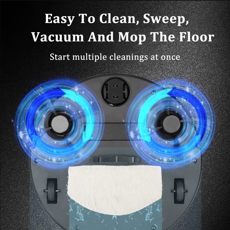 Portable Mini Wireless Smart Sweeping Robot Mopping 3 In1 Rechargeable Cleaning Machine Vacuum Cleaner For Home Office Robot (random colors) - Image 3