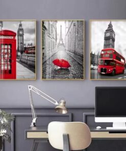 Decoration home decoration item 3 pcs iSLAMIC fRAME board wall decor photo on wall PHOTO TILE canvas art decor for home easy set up with both side tape
