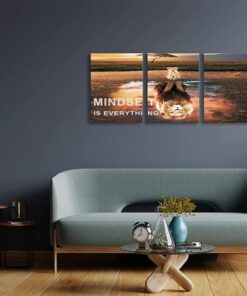 coration home decoration item 3 pcs iSLAMIC fRAME board wall decor photo on wall PHOTO TILE canvas art decor for home easy set up with both side tape