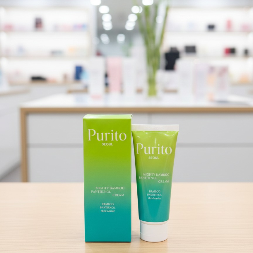 Purito GreenShield Bamboo Infused Skin Defense & Deep Barrier Recovery Cream – 120g Moisturizing and Protective Face Cream - Image 2