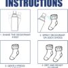Footwear Deodorant Spray Shoe Deo Odor Control Fresh Spray (100ml) - Image 2