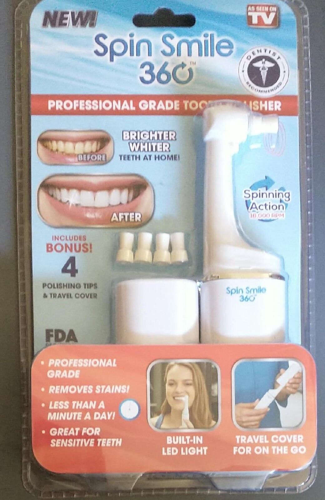 Spin Smile 360" Professional Grade Tooth Polisher - Image 3