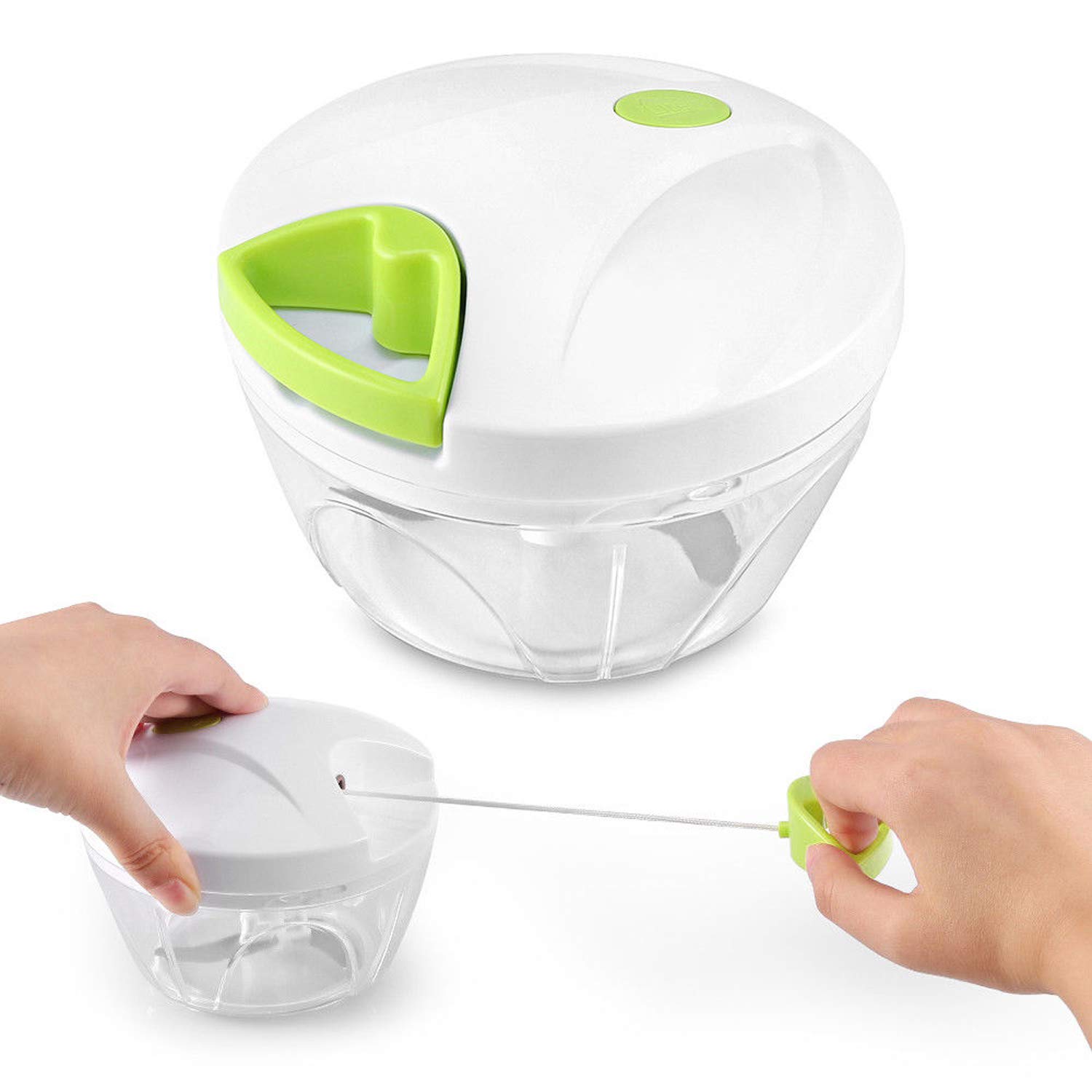 Speedy Chopper Multi-Use Turbo Cutter – Mini Handy Manual Vegetable & Fruit Chopper | Heavy-Duty (Random Color) - Image 2