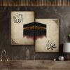 Set of 2 Premium Wall Art Photo Tiles – Modern Home Decor Sets