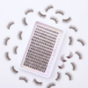 Pre-Glued Wispy Eyelash Clusters – DIY Eyelash Extension Box, Brown Fiber Lashes - Image 3