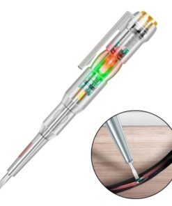 Smart Electric Voltage Tester Pen with Screwdriver Function | AC/DC Circuit Tester with LED Indicator