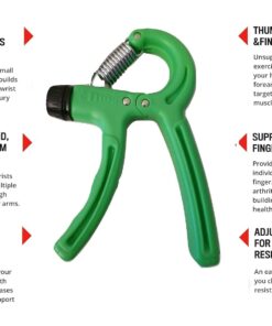 Simple Adjustable Hand Gripper Strengthener – Wrist & Forearm Workout Trainer - Random Color