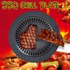 Non Stick Grill BBQ 32cm / BBQ Grill Frying Pan Non-Stick Korean Traditional Cast Iron Grill Pan - Image 2