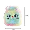 1pc Kawaii Rainbow Color Keyring Coin Purse for Girls – Cute and Portable Storage Accessory- Random Colour - Image 2
