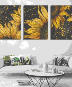 Set of 3 Wall Art Wooden Phototile Frames for Wall Decor