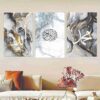 Set Of 3 Beautiful Islamic Wall Art/ Slamic Canvas Wall Art Calligraphy Muslim Print Pictures Living Room Decor Framed 8 X11