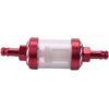 Universal Aluminum Glass Motorcycle Oil Filter – Transparent Reusable Inline Oil Filter for Motorbikes (Random Color) - Image 2