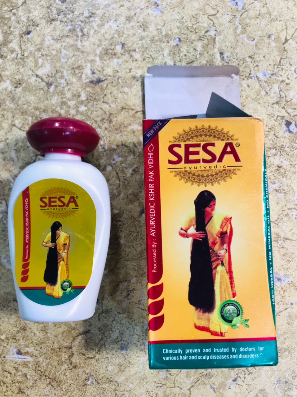 SESA Hair Oil 100ml – Anti Dandruff & Lice | For Hair Growth, Scalp Infection & Stress Relief | Made in India - Image 3