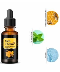 Men Therm Bee Venom Heating Oil – Advanced Gynecomastia Care for Men (30ml)
