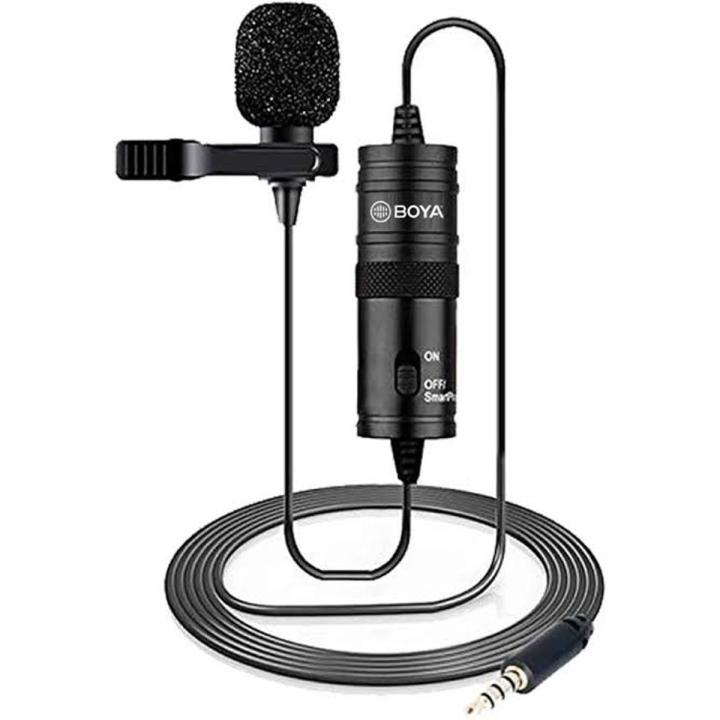 Boya BY M1 Professional Lavalier Lapel Microphone 3.5mm Clip On Mic For Android Smartphone DSLR Camera PC Audio Video Recording - Image 4