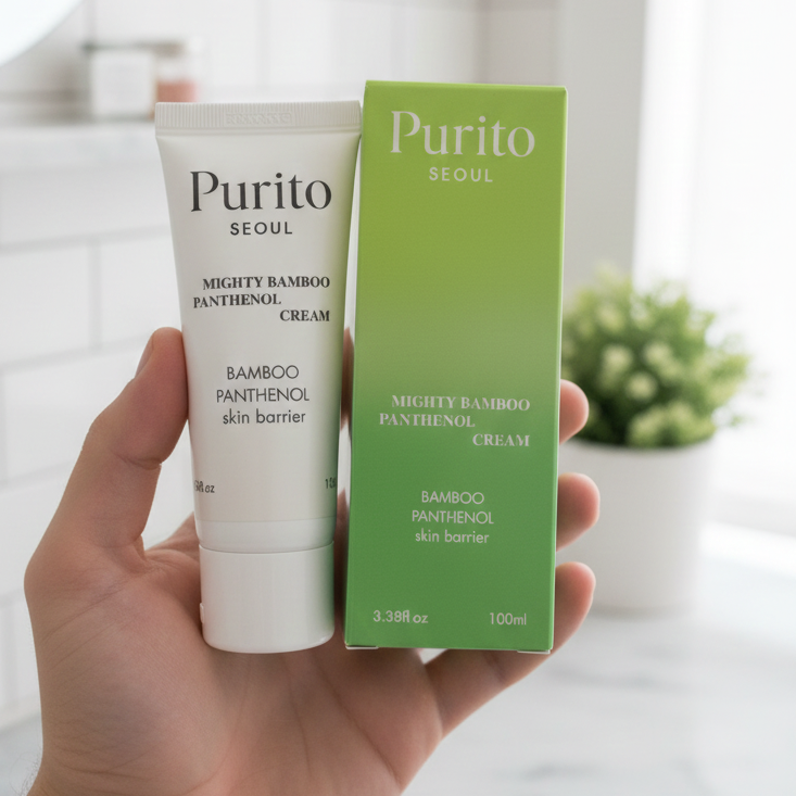 Purito Mighty Bamboo Panthenol Cream 100ml – Deep Hydration