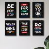 Set of 6 Premium Wall Art Photo Tiles – Modern Home Decor Sets 8x11