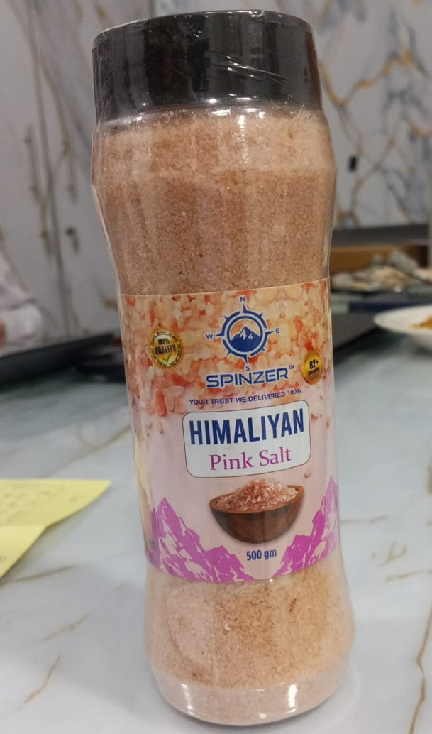 Spinzer Himalayan Pink Salt Natural Mineral Rich Pure Taste Perfect Choice For Daily Cooking Needs - 500g - Image 3
